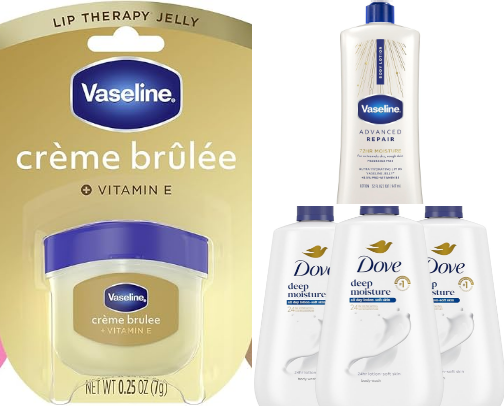 Daily body care routine from head to toe. cover photo collage