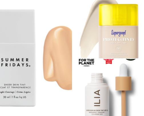 Top  best skin tints for the summer!!! 😎☀️🍉⛱️ cover photo collage