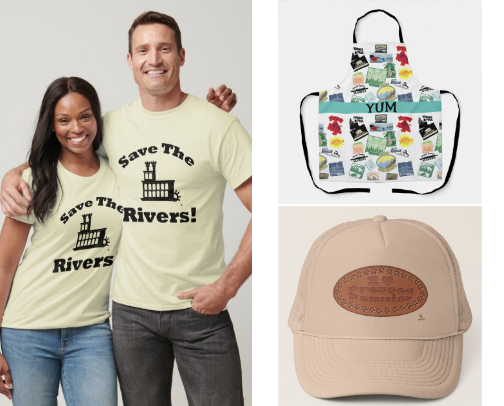 Fun Travel Shirts and Gifts cover photo collage