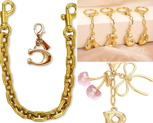 Bag Charms & Accessories ✨🍒💛 cover photo collage