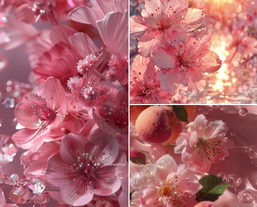 Fruity-floral scents👀💐🍒 cover photo collage