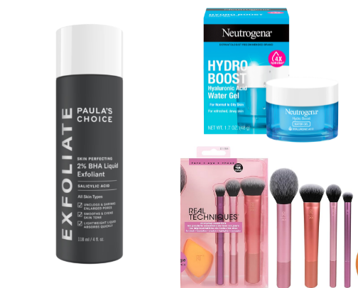 My favourite beauty products cover photo collage