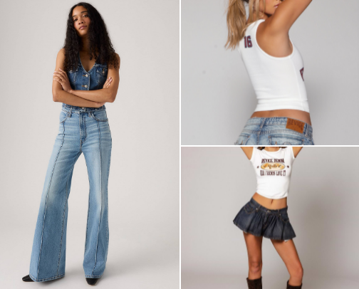 Denim for every occasion cover photo collage