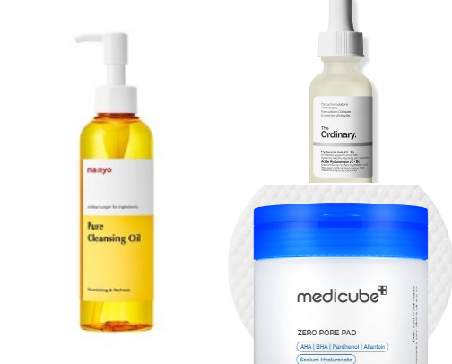 Perfect skin care routine (dry skin) cover photo collage