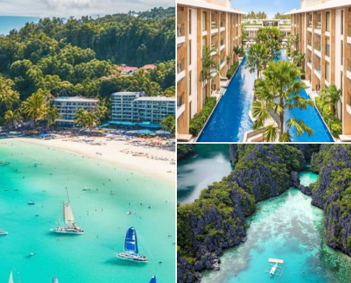 Hotels and Beautiful Beaches cover photo collage