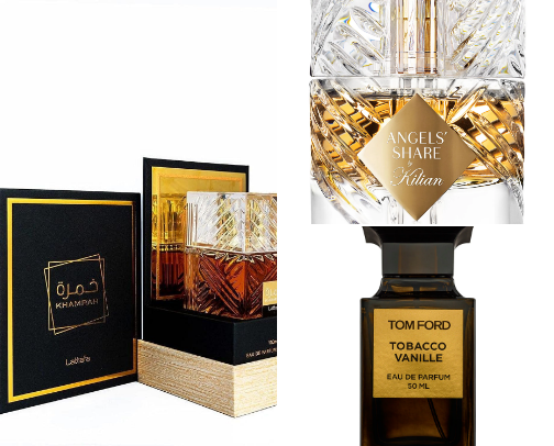 Most complimented perfumes cover photo collage