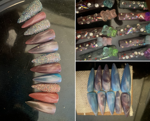 Nails presson cover photo collage