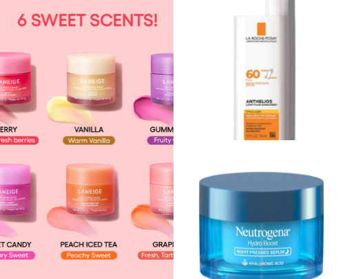 My favorite beauty recs cover photo collage