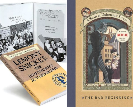 Lemony Snicket Books cover photo collage