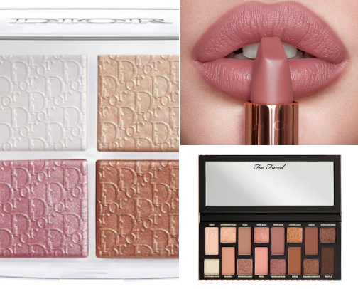 Makeup products🤩 cover photo collage