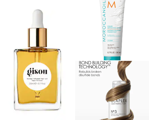 Hair products for blondy, bleached hair❤️ cover photo collage