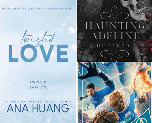 Favorite books & films cover photo collage