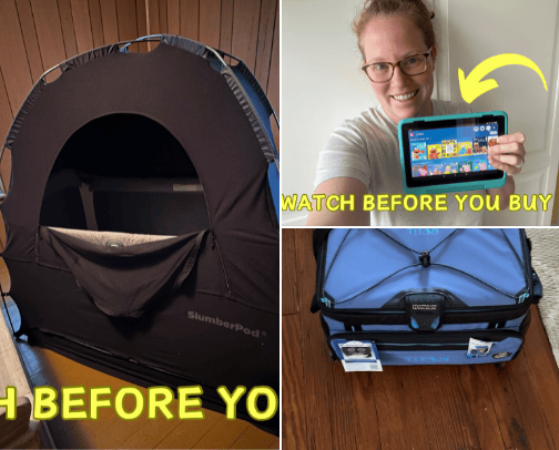 Favorite travel essentials for moms cover photo collage