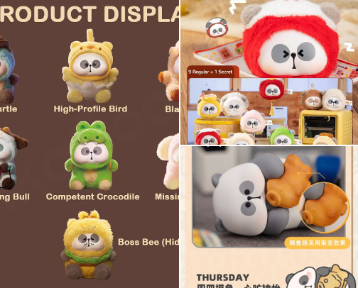 Super cute blind boxes cover photo collage