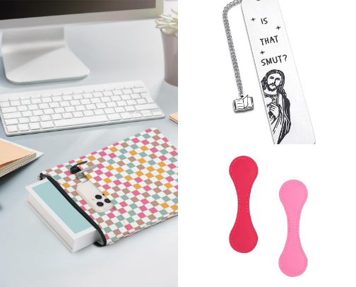 Bookish girl must haves cover photo collage