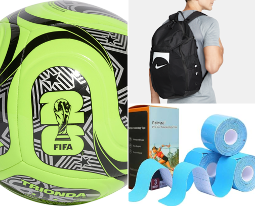 What’s in the Player’s Soccer Bag ⚽️ cover photo collage