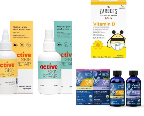 baby natural health and wellness cover photo collage