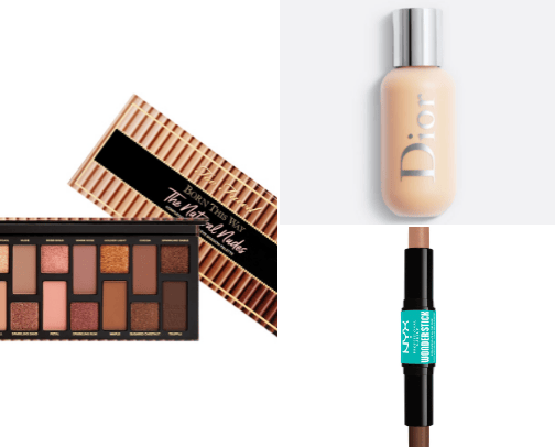 Favorite make-up products cover photo collage