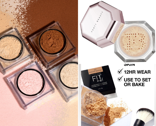 Setting Powders that I reach for most cover photo collage