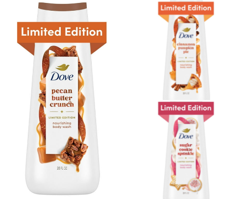 Body wash and soaps cover photo collage