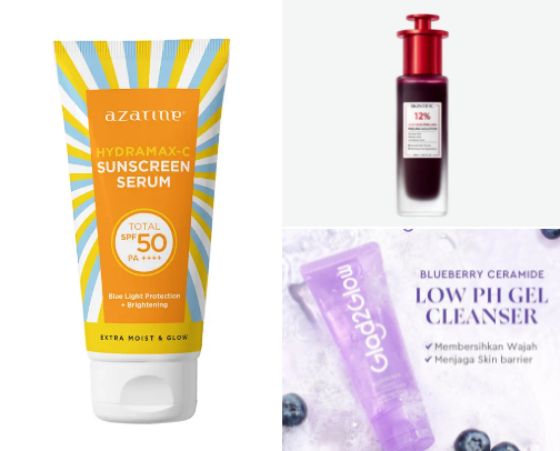 Skincare cover photo collage