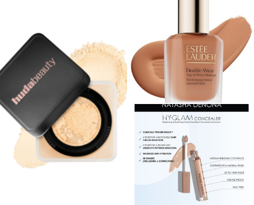 What's in my makeup bag cover photo collage