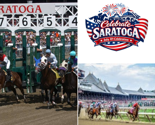 2026 4th of July Racing Festival at Saratoga cover photo collage