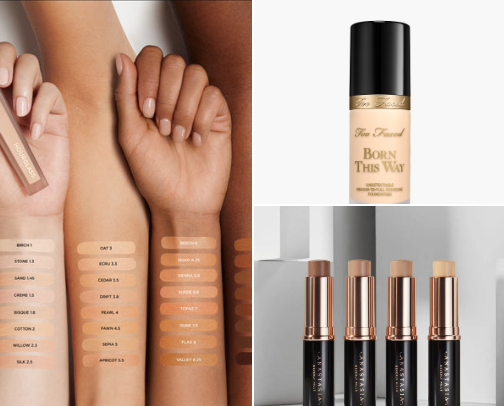 10 minute makeup products cover photo collage