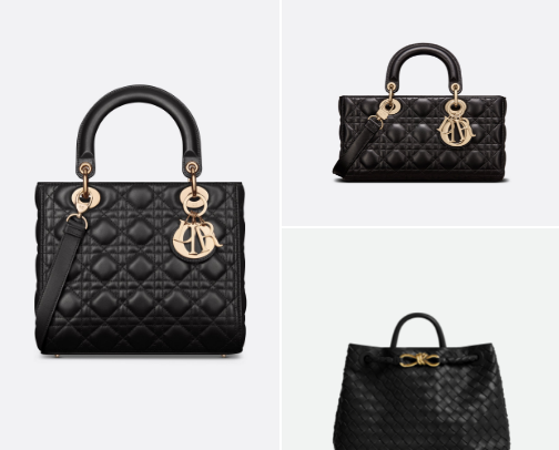 “Luxury bags you’ll never get tired of. Tap to see the icons and It-bags everyone’s talking about.” cover photo collage