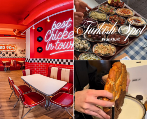 📍Food spots in Frankfurt am Main🍕 cover photo collage