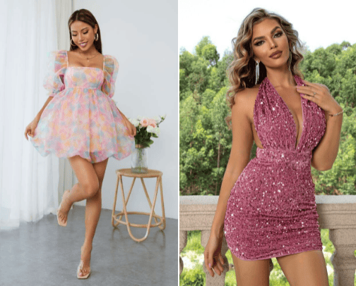 Shein dresses inspo🎀 cover photo collage