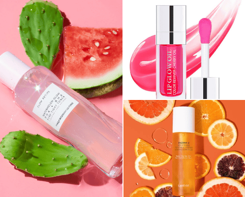 skincare essentials in your vanity cover photo collage
