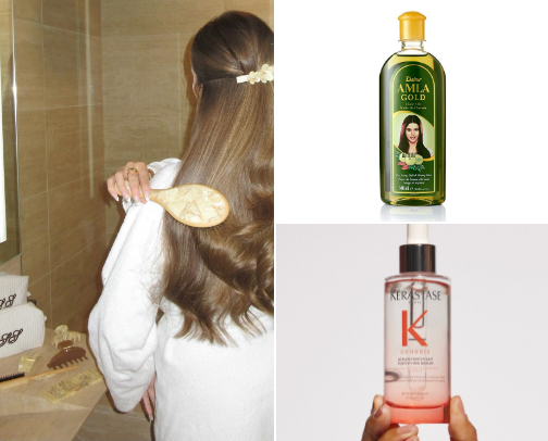 grow your hair thicker and stronger! cover photo collage