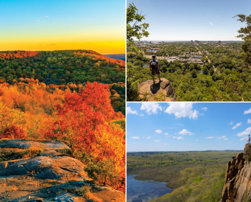 New Haven County Hiking Spots cover photo collage