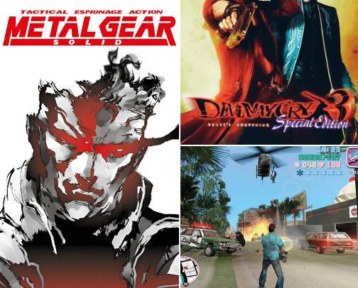 Favorite Video Games of All Time cover photo collage
