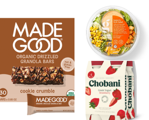 Healthy snacks/dorm food cover photo collage