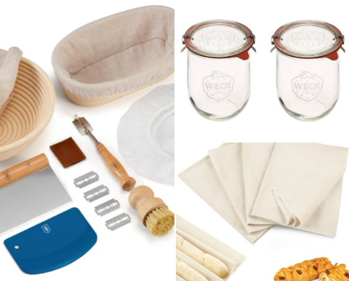 MUST haves for homemade sourdough✨ cover photo collage