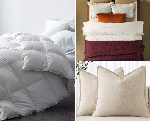 Primary bedding favs that I can't live without cover photo collage