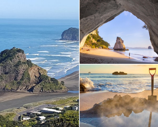 🏖️ New Zealand’s Best Beaches – Paradise Found cover photo collage