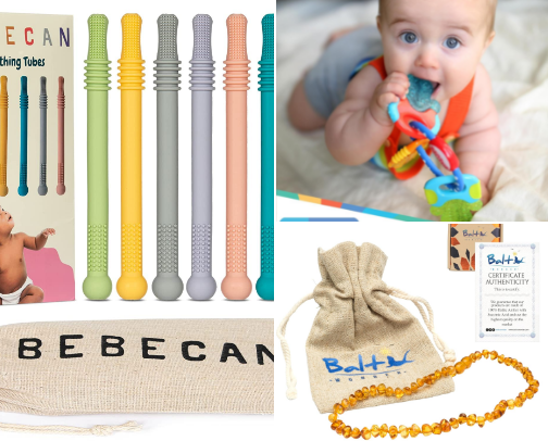 Teething Toys That Actually Help cover photo collage