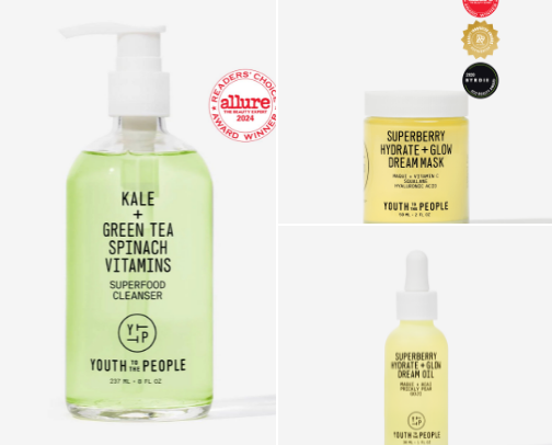 My Holy Grail Skincare List cover photo collage