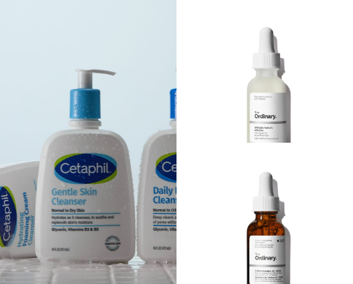 go to products for maintaining healthy skin cover photo collage