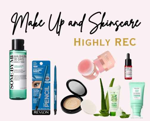 My favorite beauty recs cover photo collage