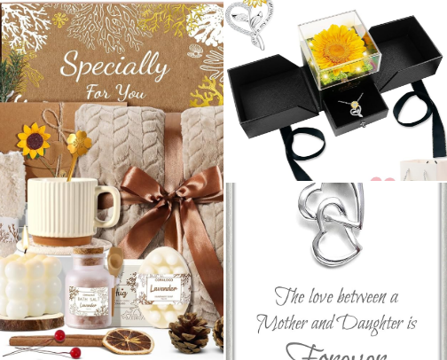 💝Gifts she’ll actually use and love 💐 cover photo collage