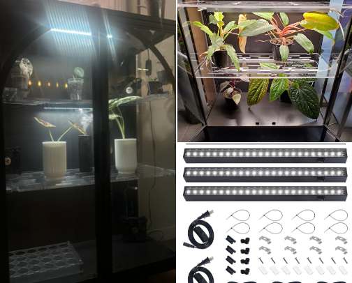 IKEA plant cabinet dupe cover photo collage