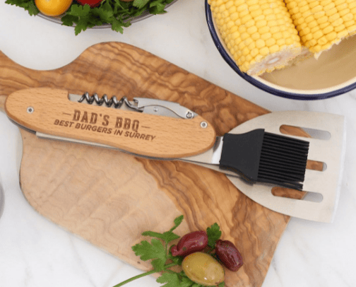 Personalised Dad's Best Barbecue Multi Tool Gadget cover photo collage