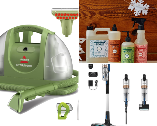 Dog Mom Cleaning Essentials cover photo collage