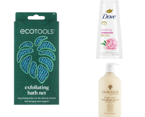 shower essentials cover photo collage