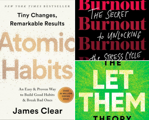 Self Help Books cover photo collage