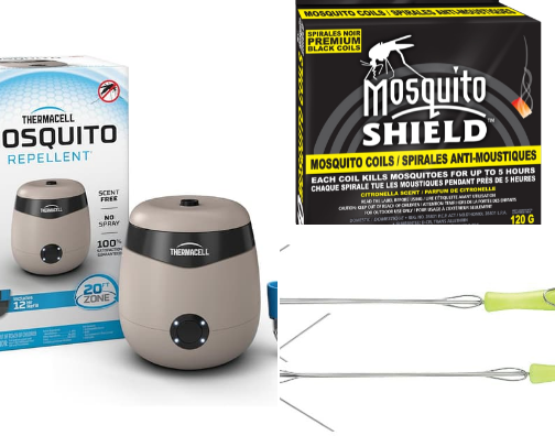 Camping must haves cover photo collage